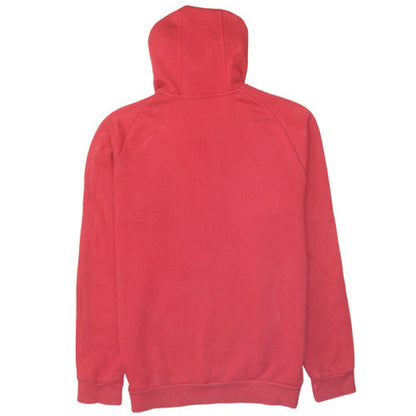 Mens UK Size M Adidas Red Pullover Hoodie