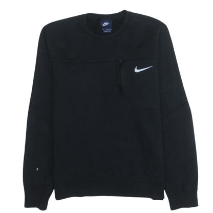 Mens UK Size M Nike Black Pullover Sweatshirt