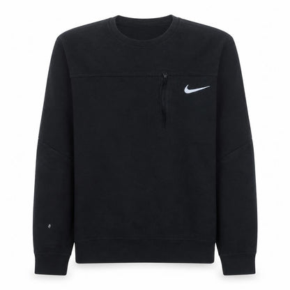 Mens UK Size M Nike Black Pullover Sweatshirt