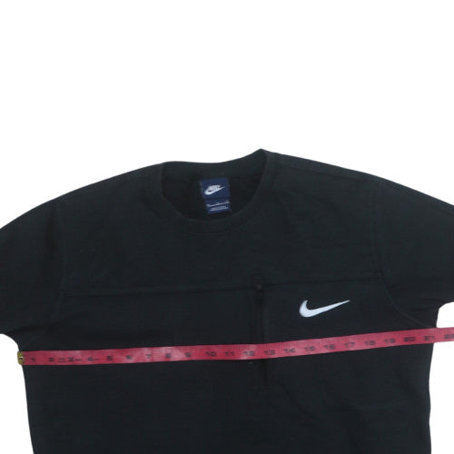 Mens UK Size M Nike Black Pullover Sweatshirt