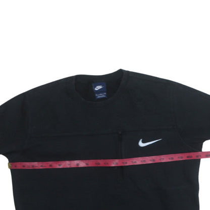 Mens UK Size M Nike Black Pullover Sweatshirt