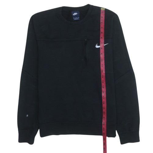 Mens UK Size M Nike Black Pullover Sweatshirt