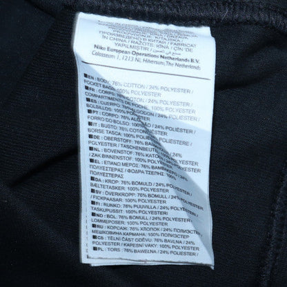 Mens UK Size M Nike Black Pullover Sweatshirt