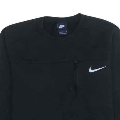 Mens UK Size M Nike Black Pullover Sweatshirt