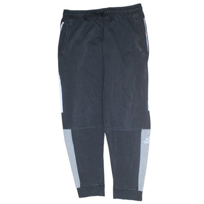 Adidas Men's Black XL Jogger Sweatpants Tapered Fleece Trousers