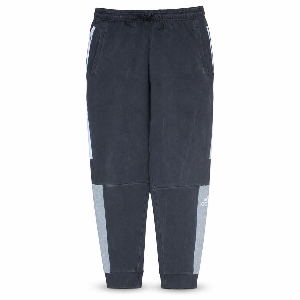 Front view of Adidas Men's Black XL Jogger Sweatpants Tapered Fleece Trousers
