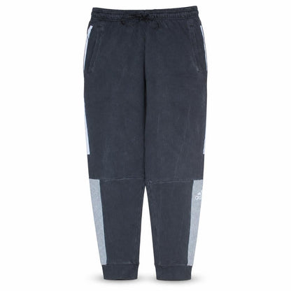 Front view of Adidas Men's Black XL Jogger Sweatpants Tapered Fleece Trousers