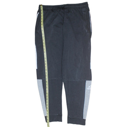 Adidas Men's Black XL Jogger Sweatpants Tapered Fleece Trousers