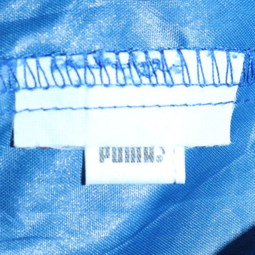 Puma Men's Blue Hooded Windbreaker Jacket XL Lightweight Sports