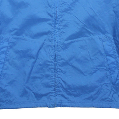 Puma Men's Blue Hooded Windbreaker Jacket XL Lightweight Sports