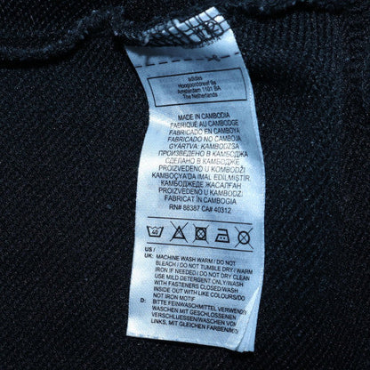 Womens UK Size XL Adidas Black Full Zip Hoodie
