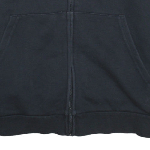 Womens UK Size XL Adidas Black Full Zip Hoodie