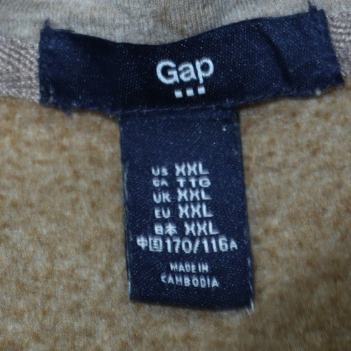 Womens UK Size 2XL GAP Grey Full Zip Hoodie