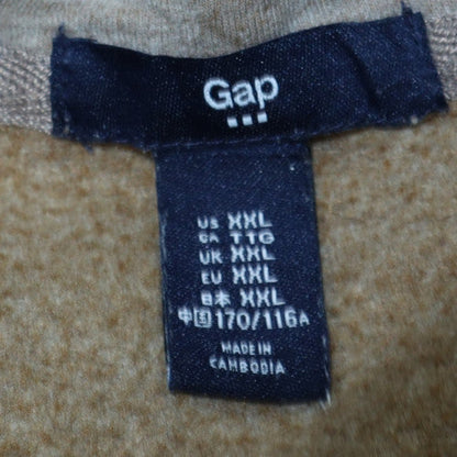 Womens UK Size 2XL GAP Grey Full Zip Hoodie