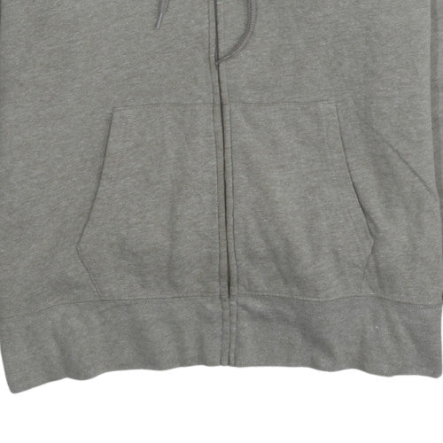 Womens UK Size 2XL GAP Grey Full Zip Hoodie