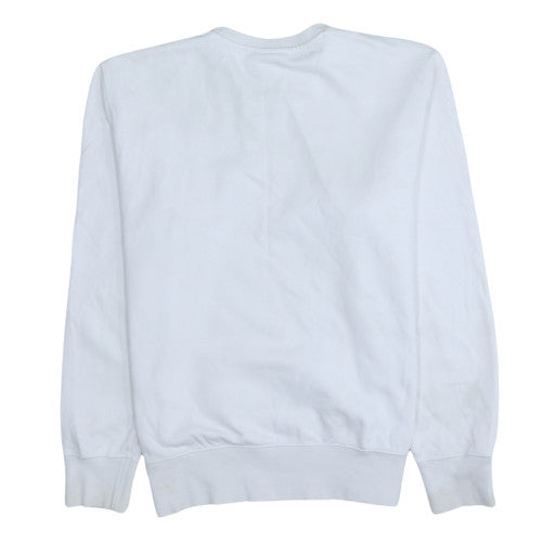Womens UK Size L Champion White Pullover Sweatshirt