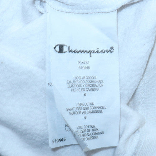 Womens UK Size L Champion White Pullover Sweatshirt