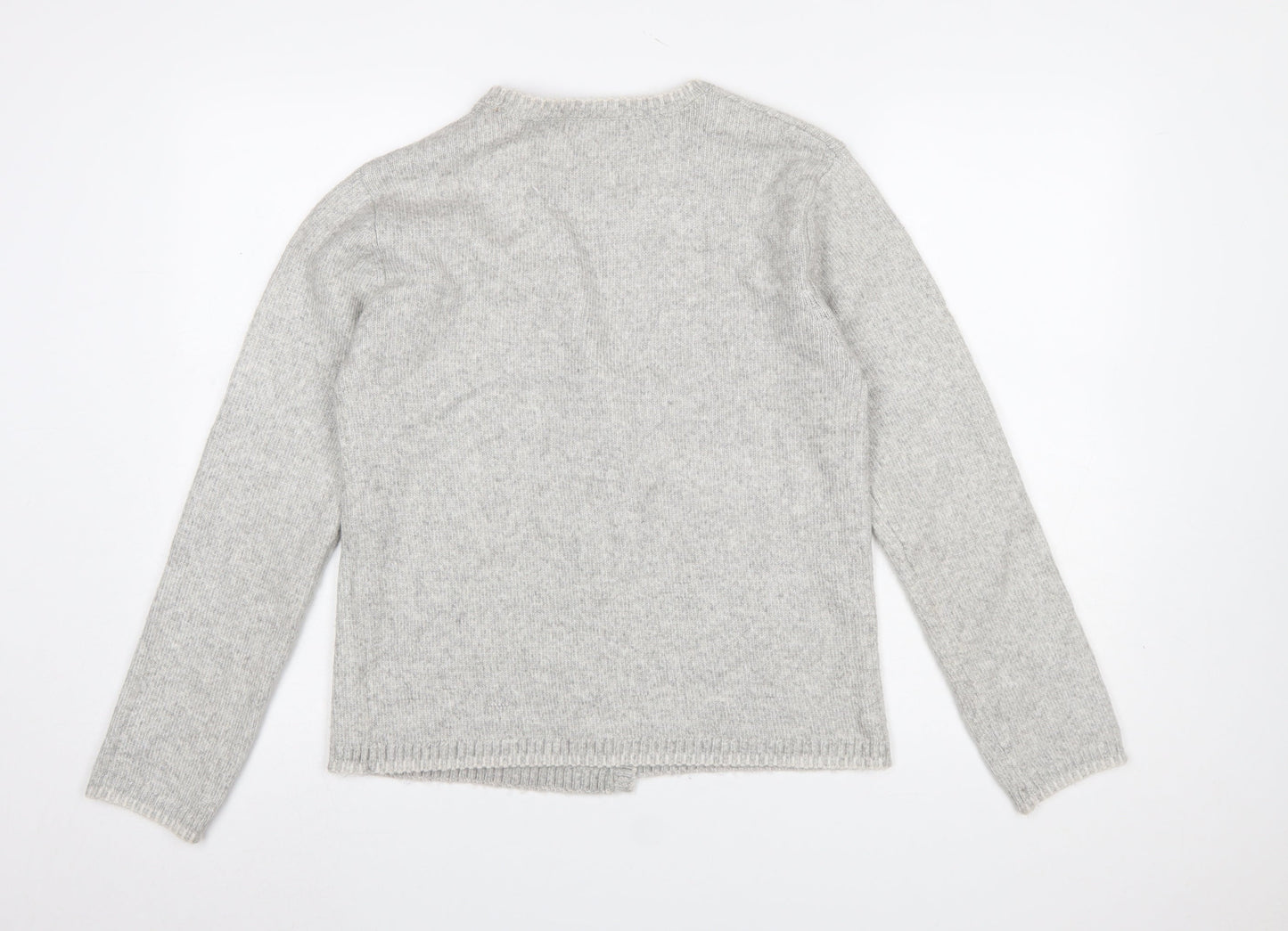 Womens UK Size S Marks and Spencer Grey Cardigan Jumper