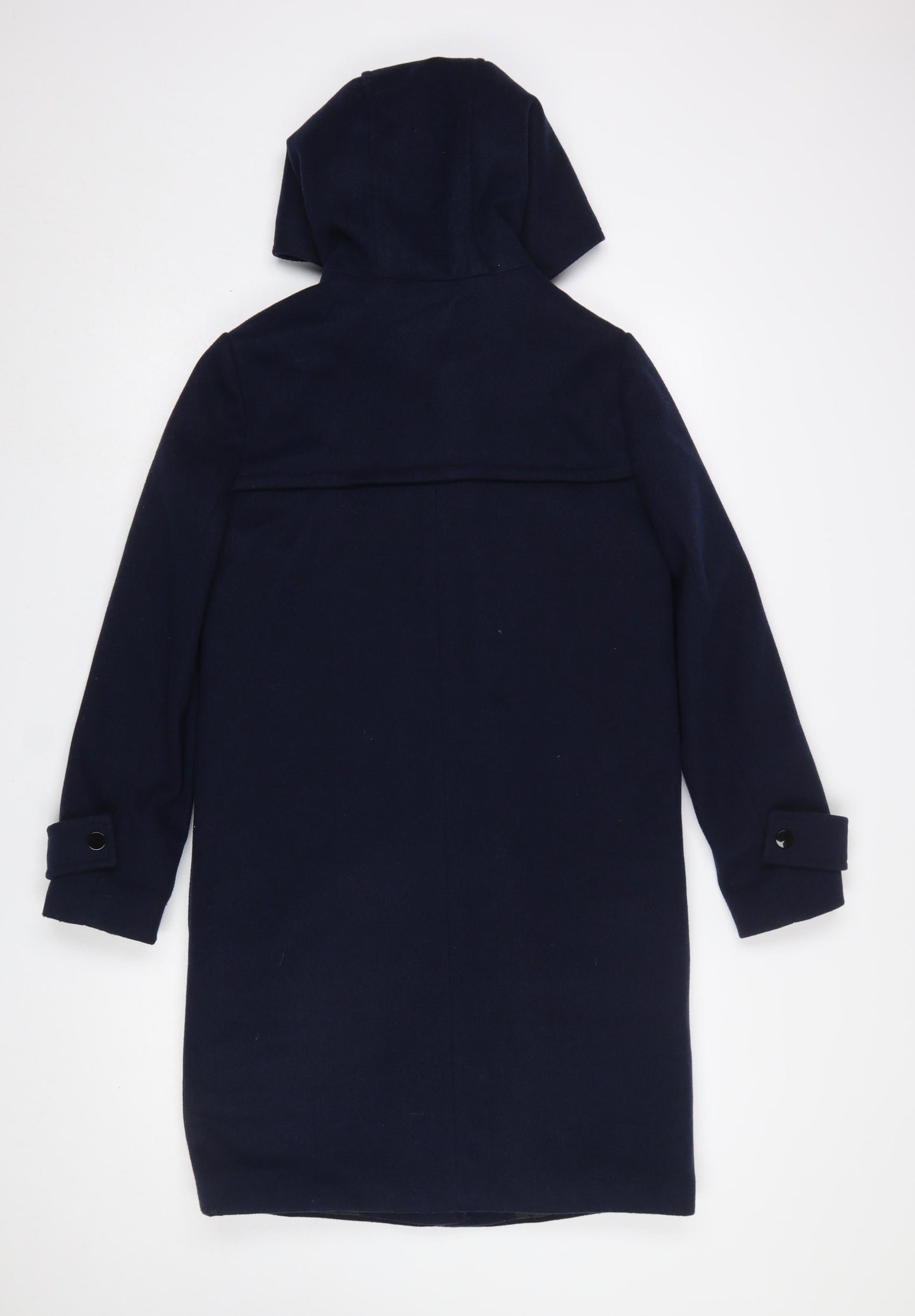 Womens UK Size 4 Primark Blue Duffle Coat