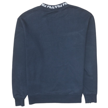 Mens UK Size M Fila Blue Pullover Sweatshirt