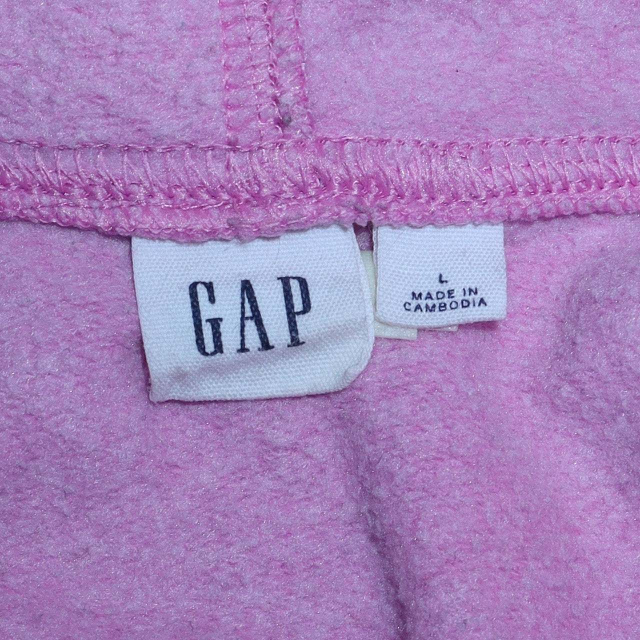 Womens UK Size L GAP Pink Pullover Hoodie