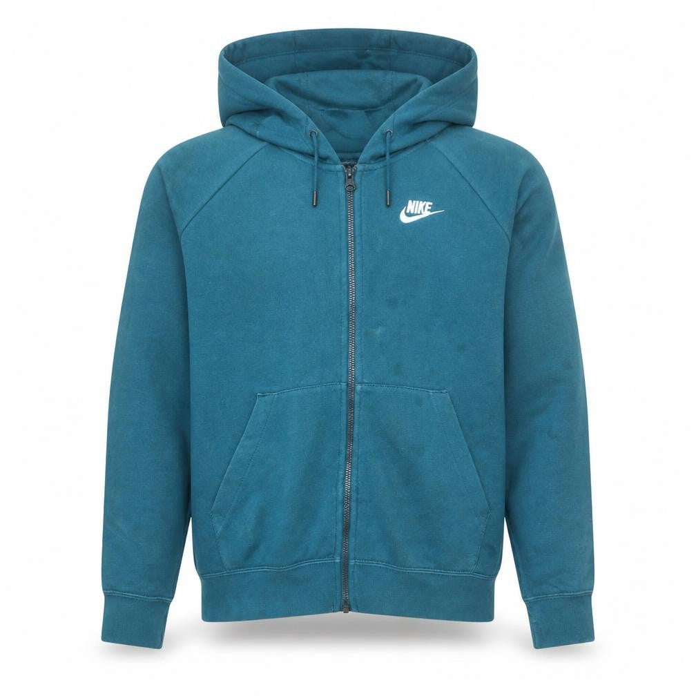 Mens UK Size S Nike Blue Full Zip Hoodie