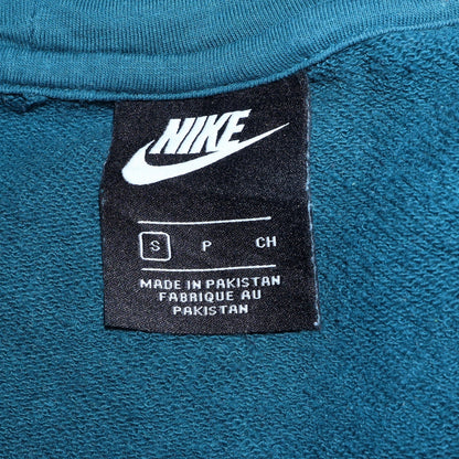 Mens UK Size S Nike Blue Full Zip Hoodie
