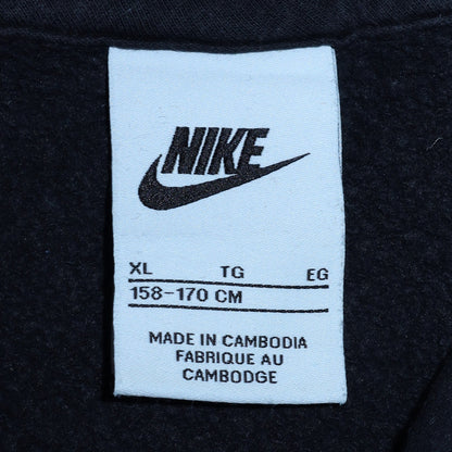 Nike Boys Black XL Pullover Fleece Hoodie Sweatshirt with Logo