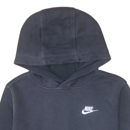 Nike Boys Black XL Pullover Fleece Hoodie Sweatshirt with Logo