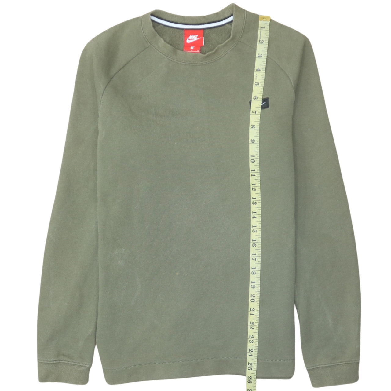 Mens UK Size S Nike Green Pullover Sweatshirt