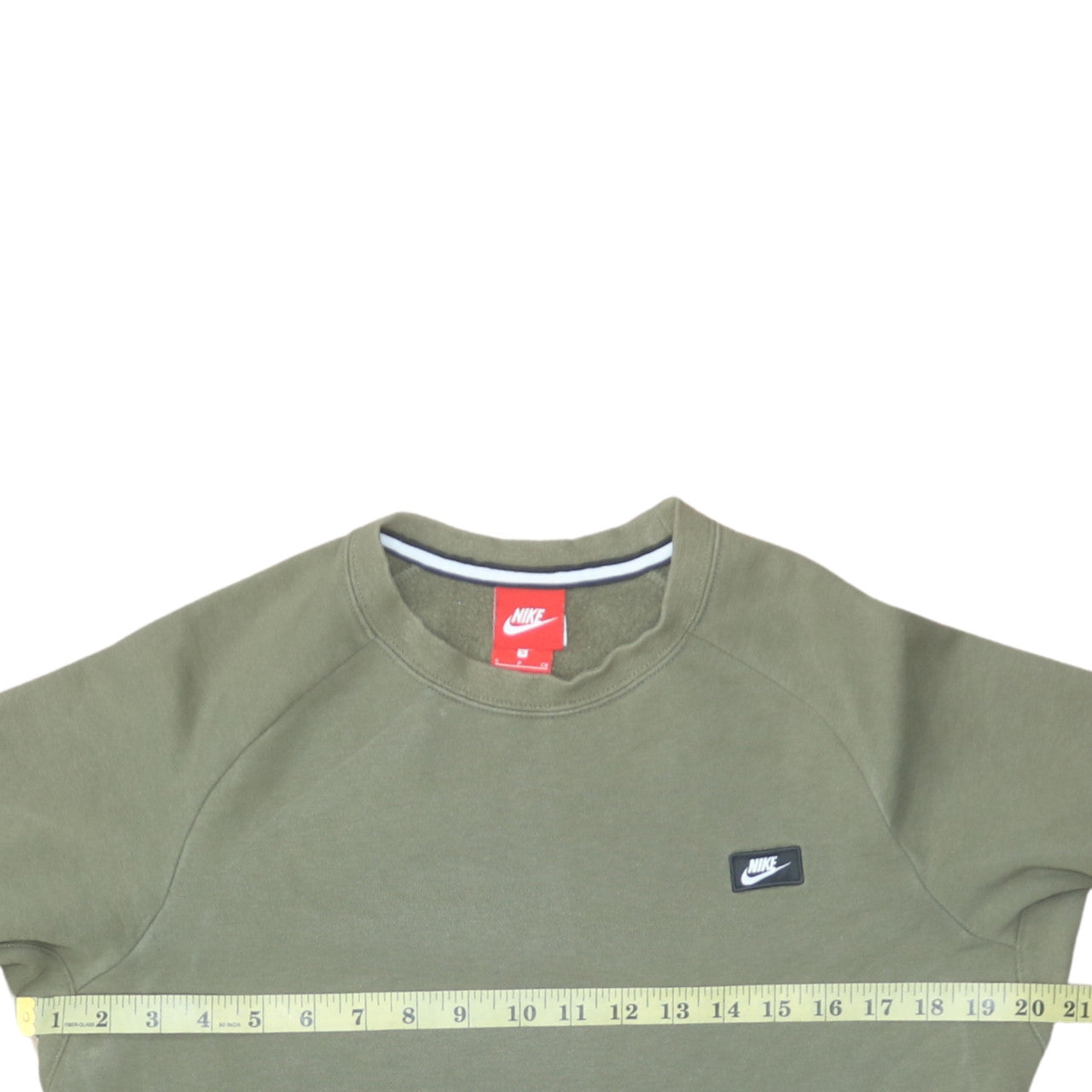 Mens UK Size S Nike Green Pullover Sweatshirt