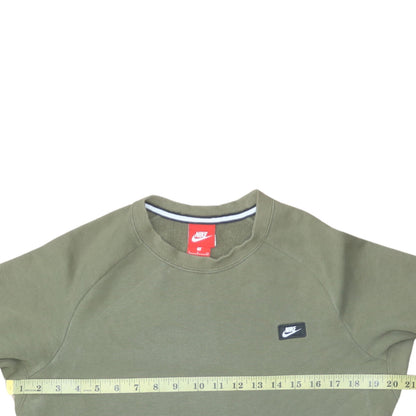 Mens UK Size S Nike Green Pullover Sweatshirt