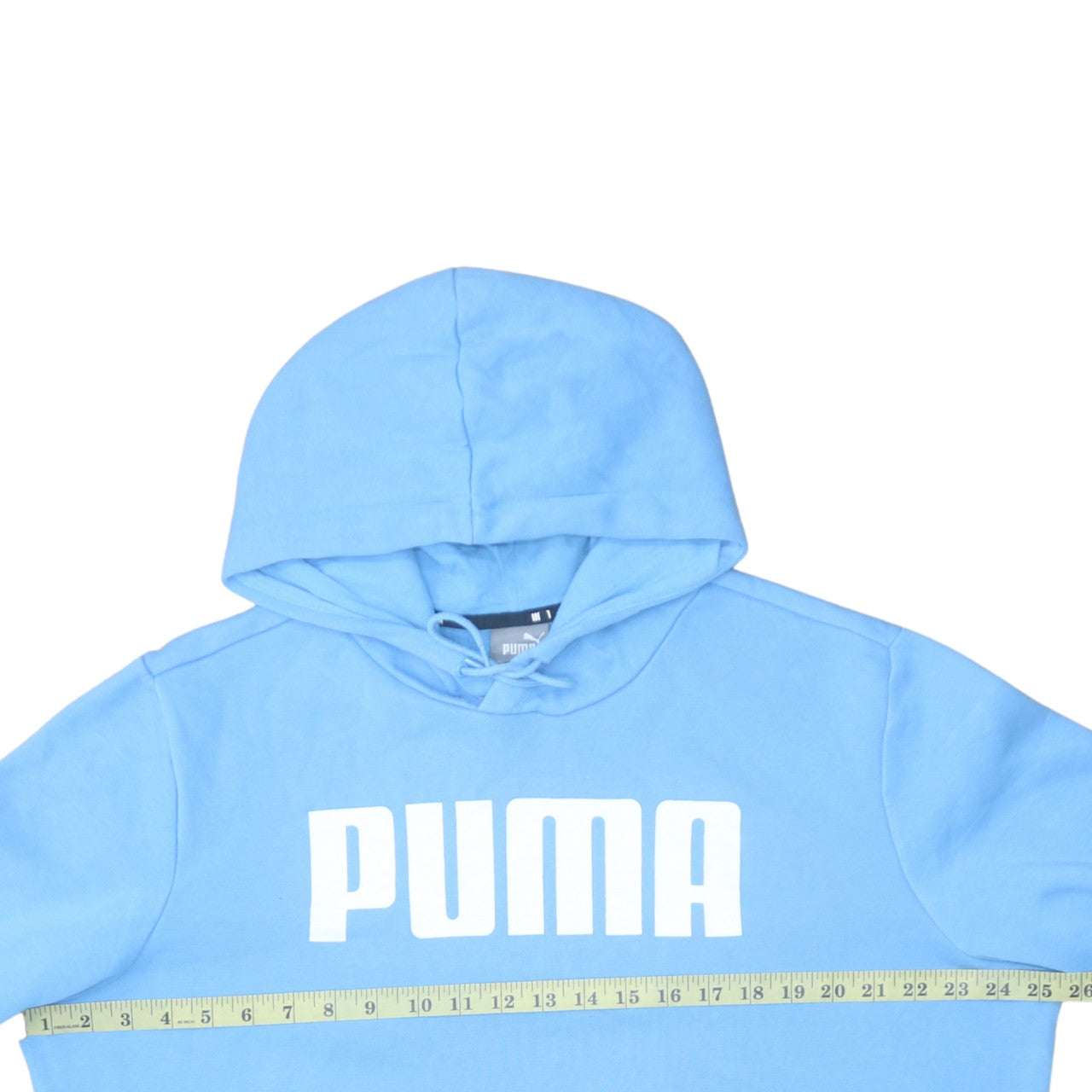 Mens UK Size L Puma Blue Pullover Hoodie