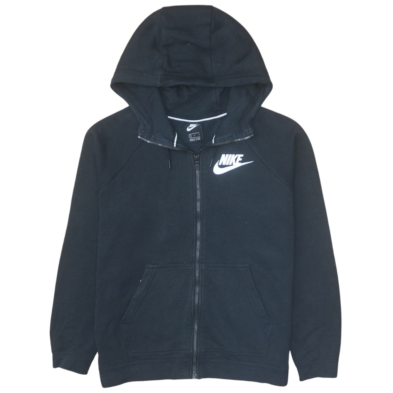 Mens UK Size L Nike Black Full Zip Hoodie