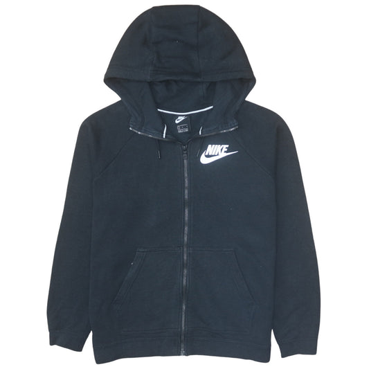 Mens UK Size L Nike Black Full Zip Hoodie