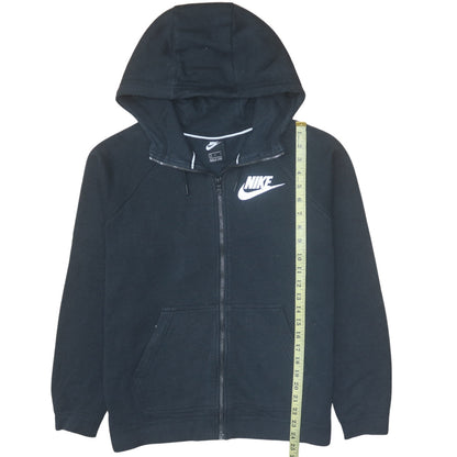 Mens UK Size L Nike Black Full Zip Hoodie
