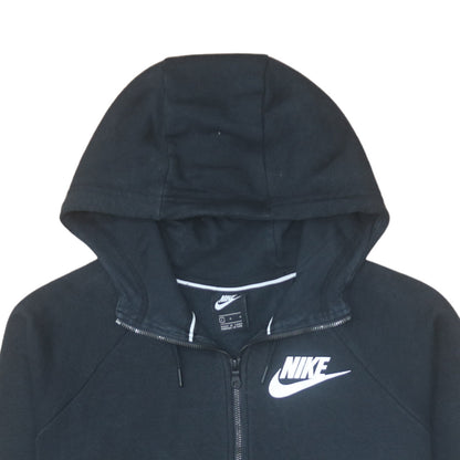 Mens UK Size L Nike Black Full Zip Hoodie