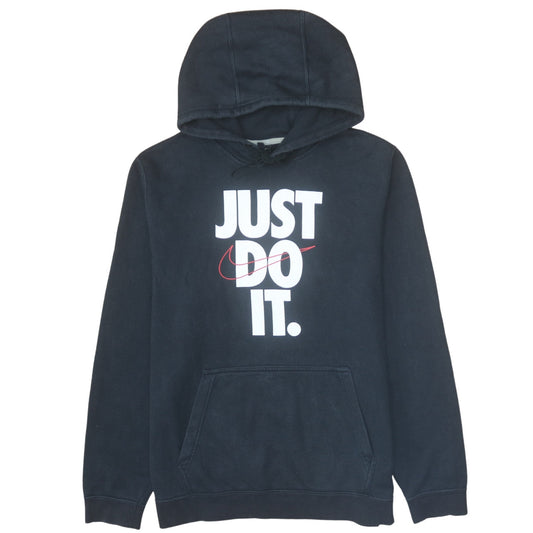 Mens UK Size L Nike Black Pullover Hoodie