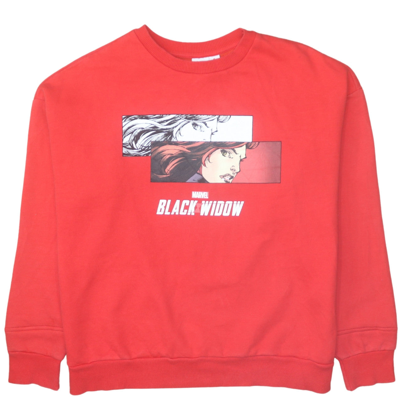 Womens UK Size M Marvel Red Pullover Sweatshirt