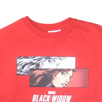 Womens UK Size M Marvel Red Pullover Sweatshirt