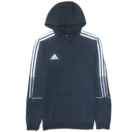 Mens UK Size M Adidas Black Pullover Hoodie