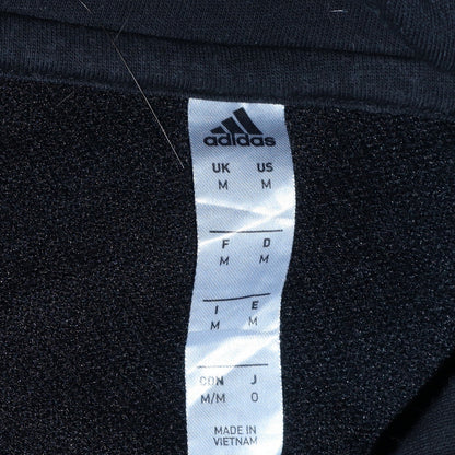 Mens UK Size M Adidas Black Pullover Hoodie