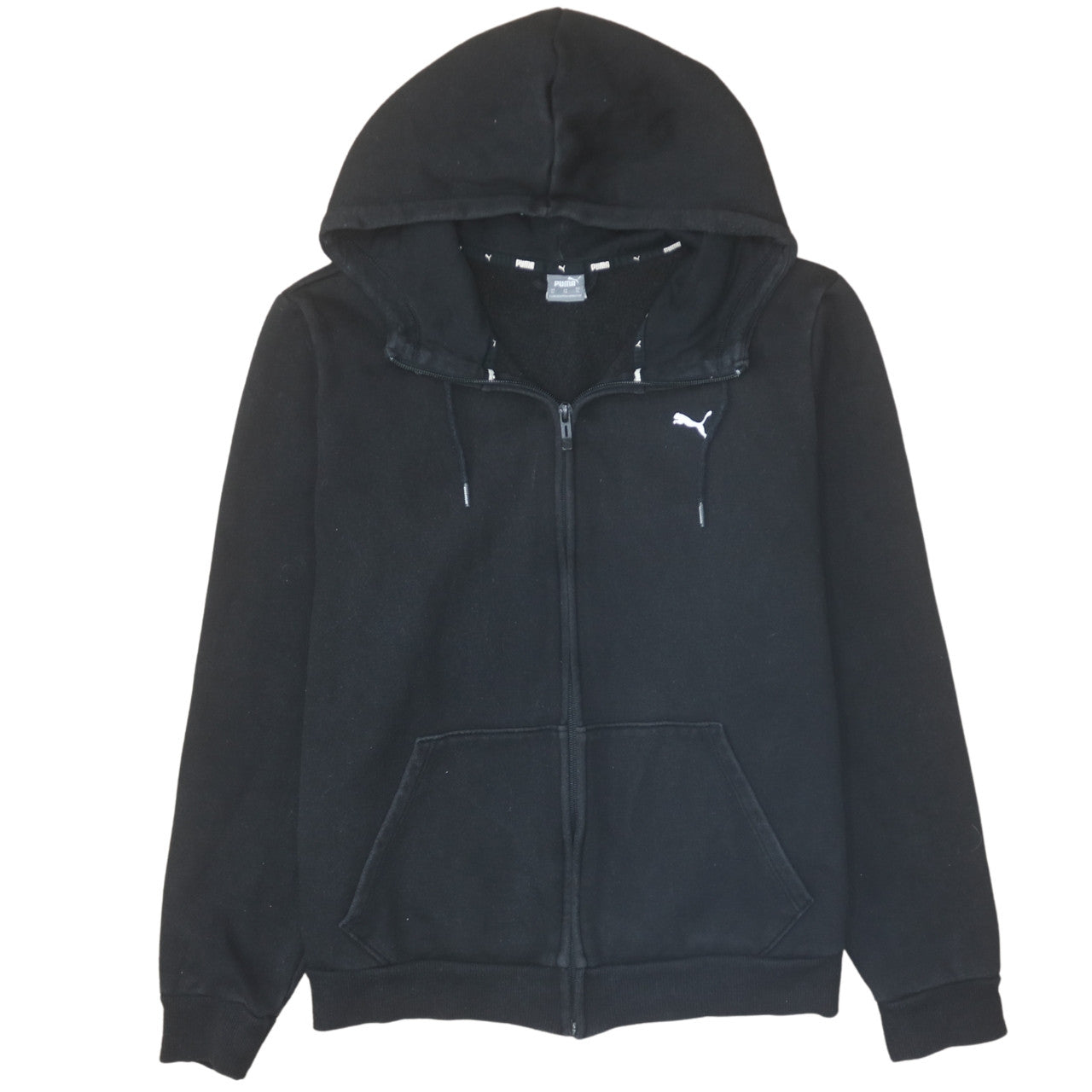 Mens UK Size XL Puma Black Full Zip Hoodie