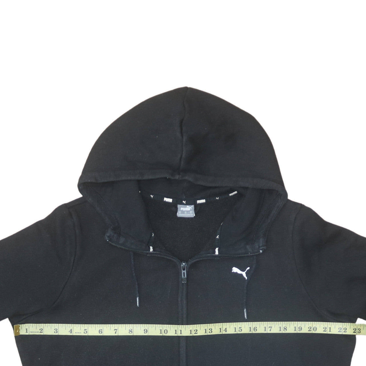 Mens UK Size XL Puma Black Full Zip Hoodie