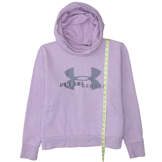 Womens UK Size 12 Under Armour Purple Pullover Hoodie
