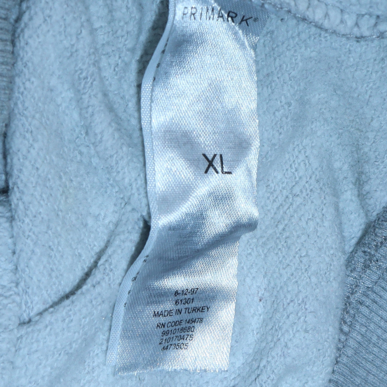 Mens UK Size XL Primark Grey Pullover Sweatshirt