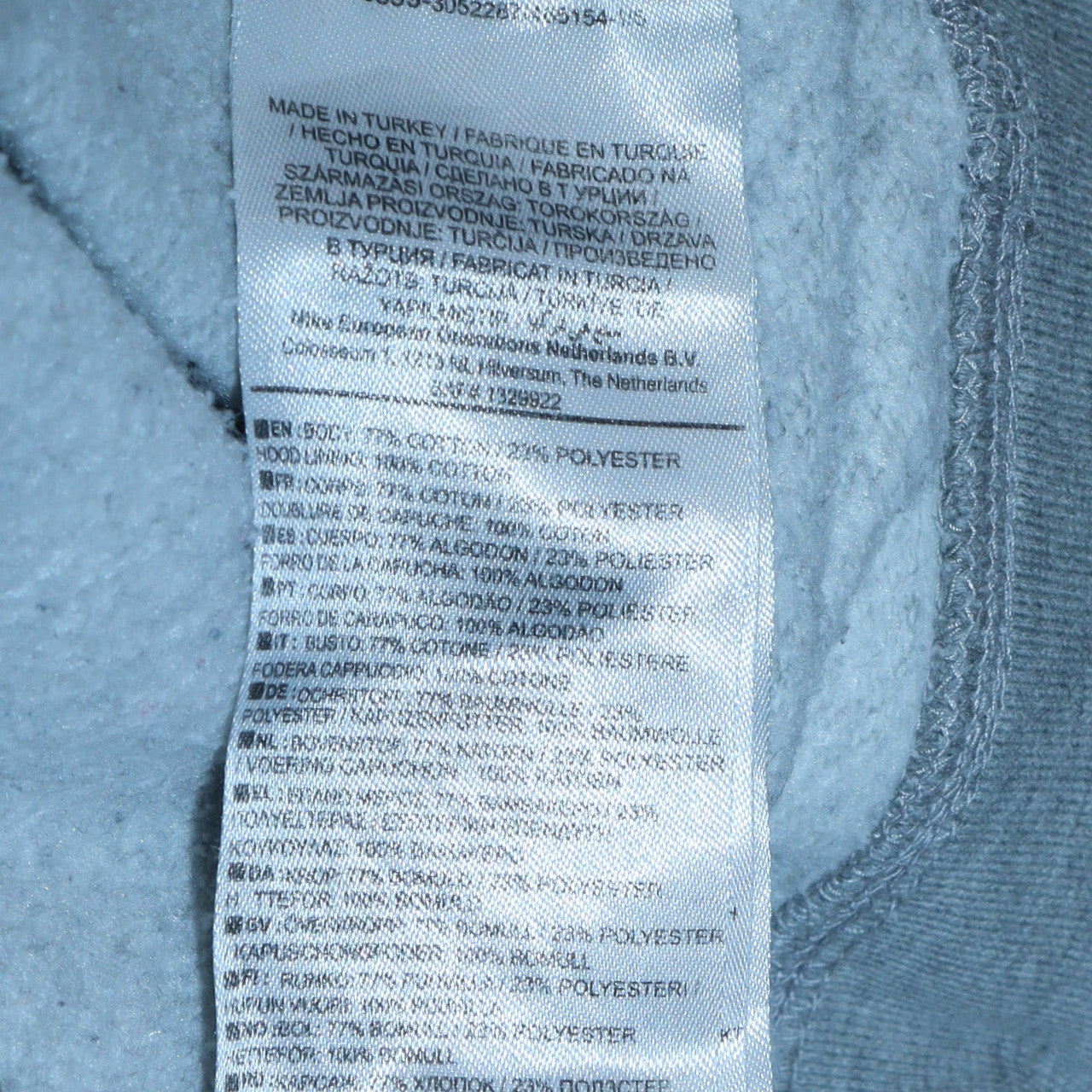 Mens UK Size M Nike Grey Pullover Hoodie