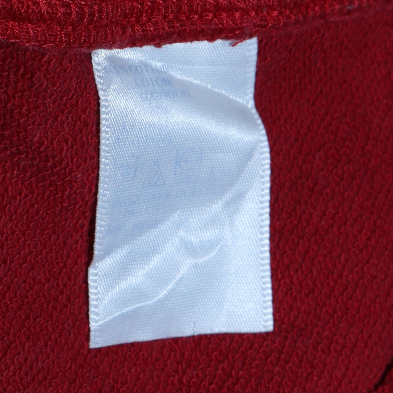 Mens UK Size XL Tommy Hilfiger Red 1/2 Zip Sweatshirt