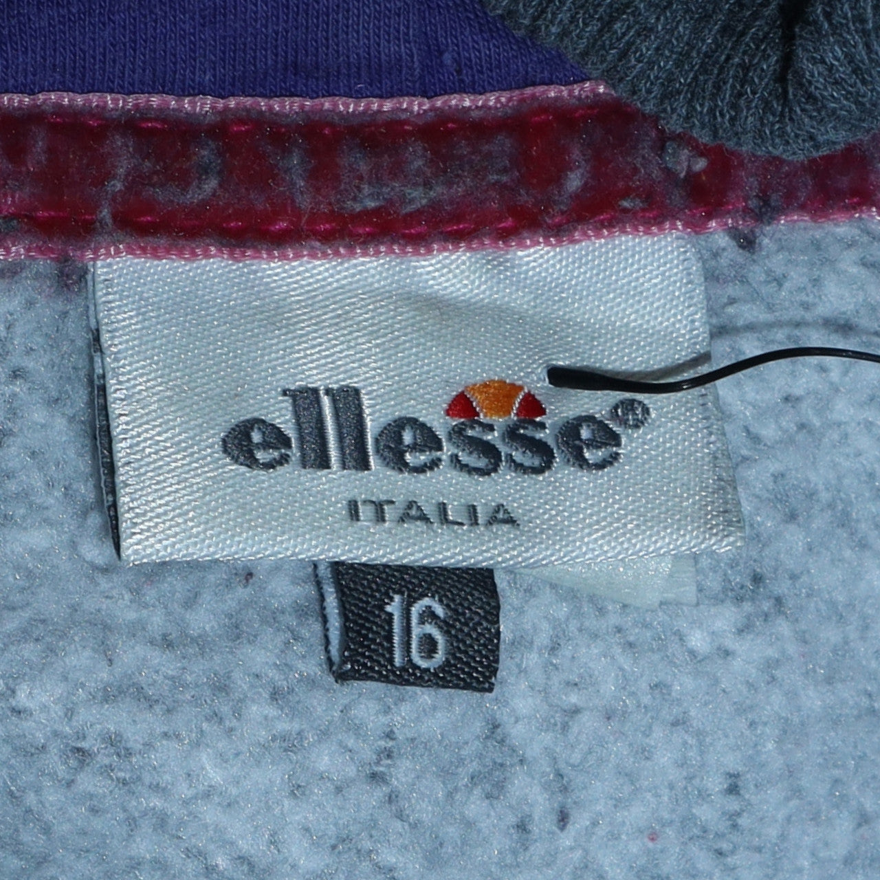 Womens UK Size 16 Ellesse Grey Full Zip Hoodie