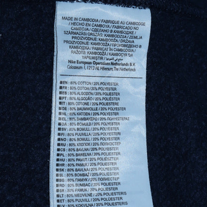 Mens UK Size M Nike Blue Pullover Sweatshirt